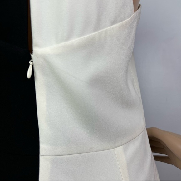 HALSTON HERITAGE COLORBLOCK MINI DRESS - Picture 9 of 11